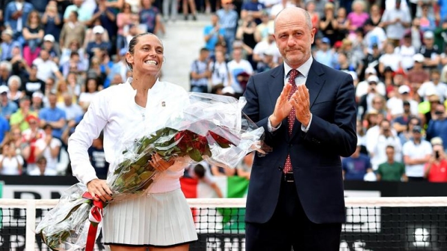 Roberta Vinci finalizó su carrera luego de caer en primera ronda de Roma