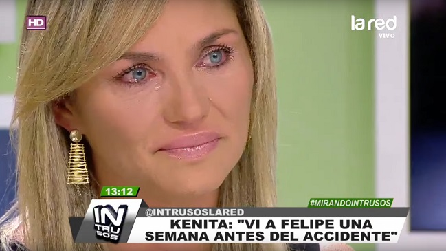Kenita Larraín nuevamente lloró por recuerdo de Felipe Camiroaga: Hace poco superé el duelo