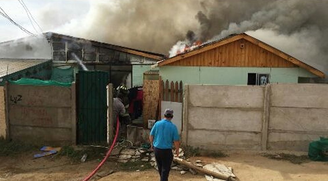 Hombre amenazó a su ex pareja, quemó su casa y atacó a Carabineros en Villa Alemana