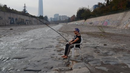 ¿Por qué Patricia Maldonado estaba pescando en el río Mapocho?