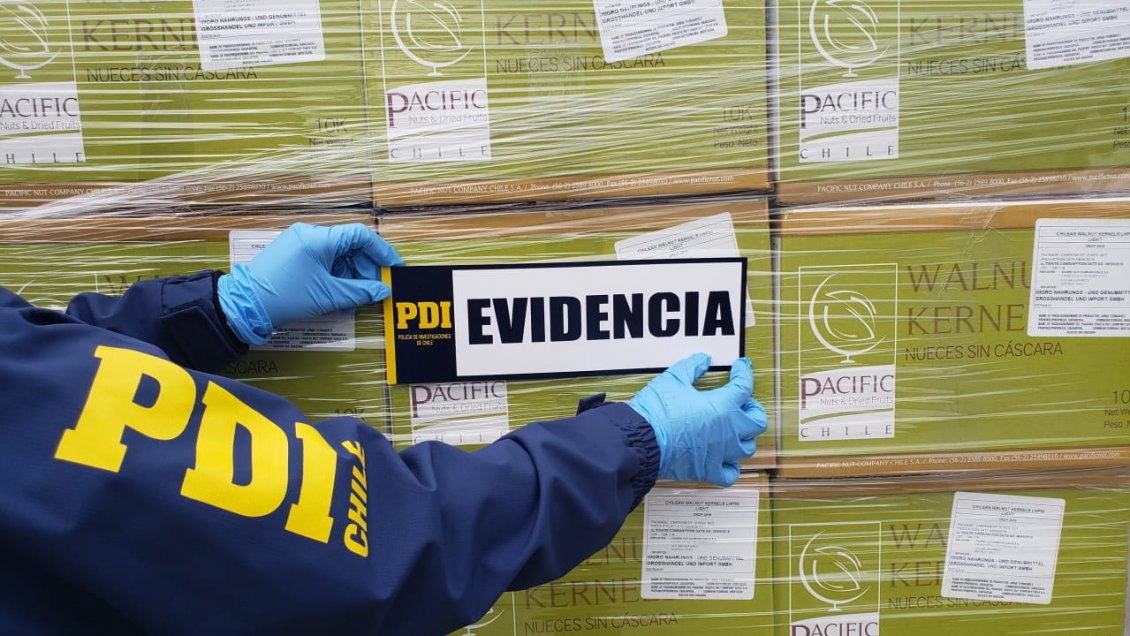 PDI de Rancagua recuperó 20 toneladas robadas de frutos secos