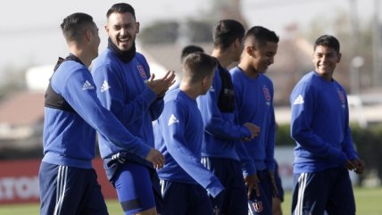 Universidad de Chile tuvo su último entrenamiento de cara al duelo ante Palestino