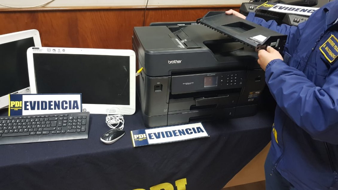 Región del Biobío: PDI recuperó especies robadas desde escuela básica y detuvo a 