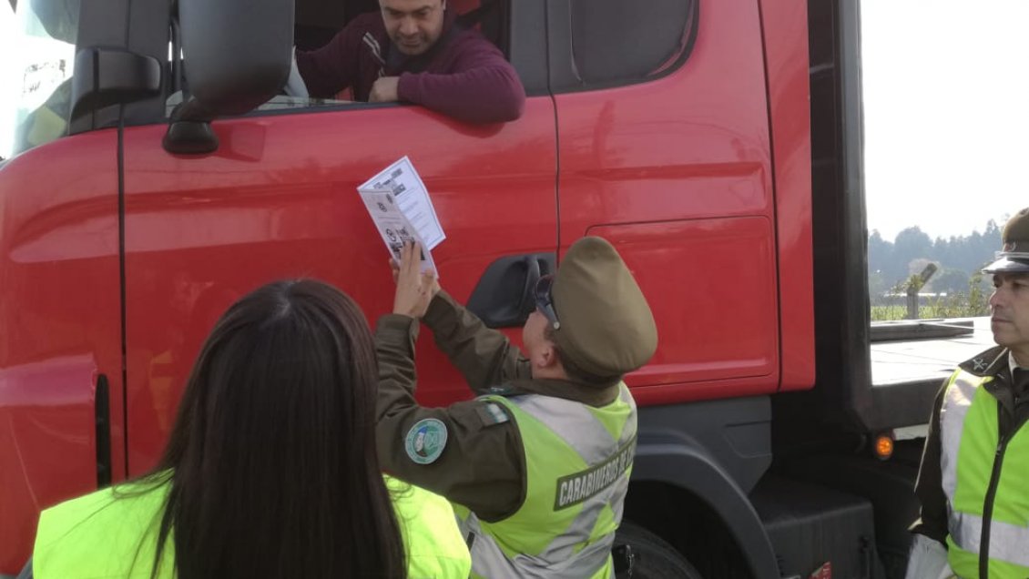 Región del Maule: Carabineros realiza fiscalizaciones preventivas por fin de semana largo
