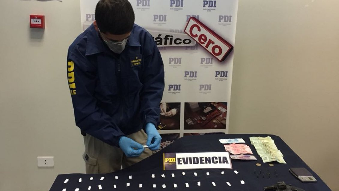 PDI detuvo a tres personas por microtráfico de drogas en Los Vilos