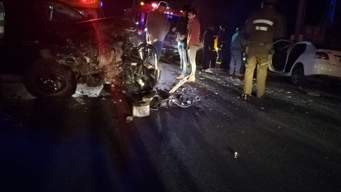 Curicó: Accidente de tránsito dejó un muerto y tres heridos