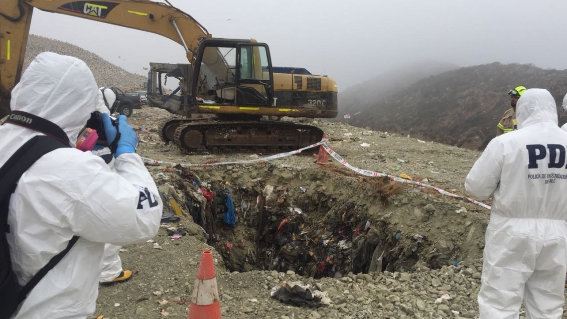 Encuentran cadáver en el relleno sanitario de El Panul de Coquimbo