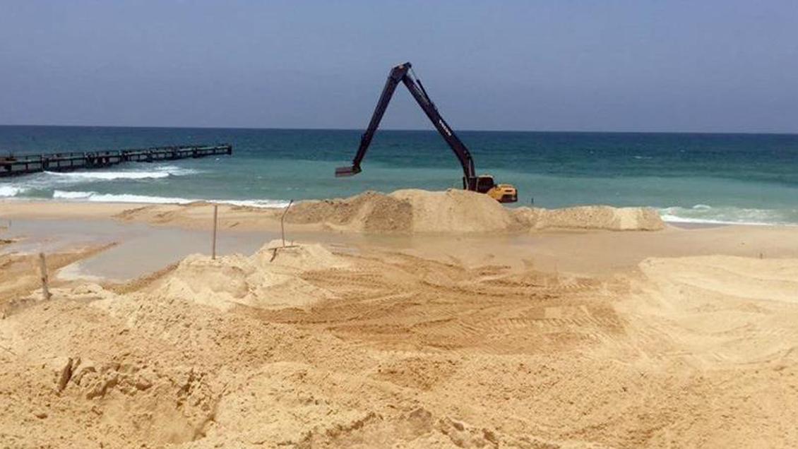 Israel inició la construcción de una barrera submarina con la Franja de Gaza