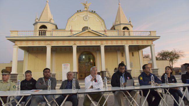 Intendente de Tarapacá revisó avances en seguridad en La Tirana
