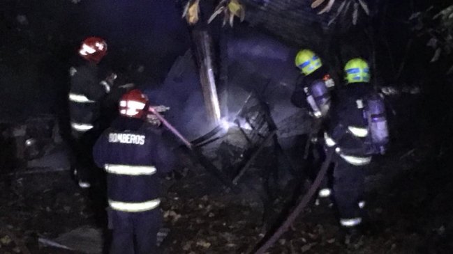 Valdivia: Hombre falleció en incendio ocurrido en una mediagua