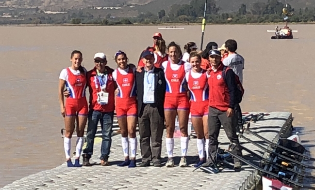 El remo femenino sumó una nueva presea de oro en Cochabamba