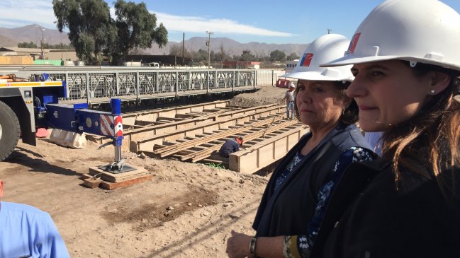 Destrabado el conflicto: Comienzan obras de mitigación para ensanchar puente en Paipote