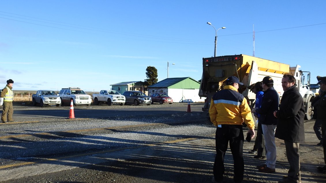 En las carreteras de Magallanes comenzó a operar el Plan de Invierno 2018