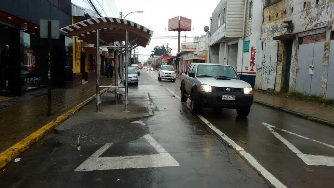 Alcaldesa explica motivo de insólito paradero de micro en Molina