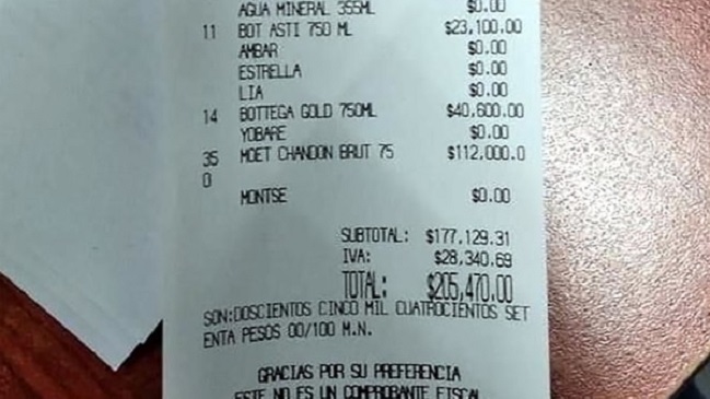 Pidieron millonaria suma en bebidas y servicios VIP en un cabaret, pero terminaron en la cárcel