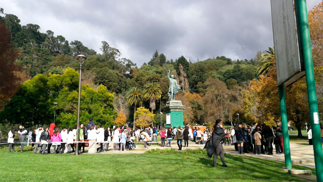 Fuga de gas obligó a evacuar a varios colegios de Concepción