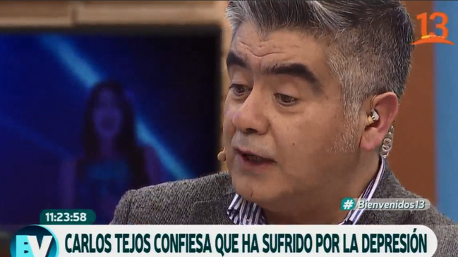 Carlos Tejos se quebró al hablar de su fuerte depresión