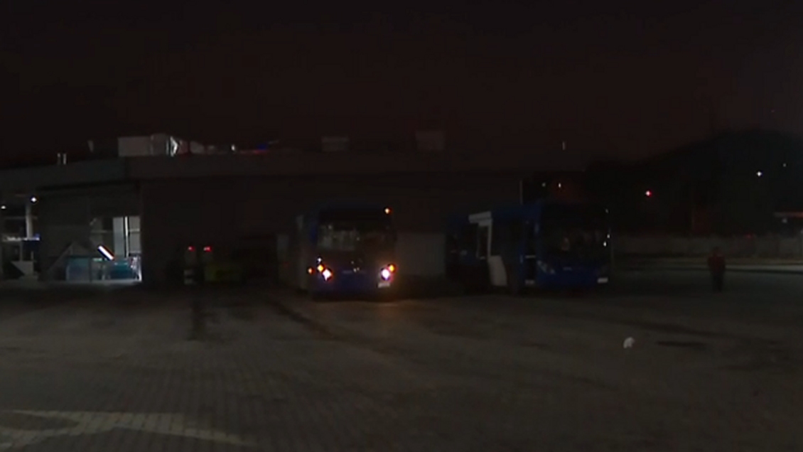 Choferes de Subus protestan por buses con fallas y en malas condiciones