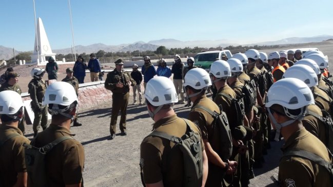 Carabineros encabeza labores de búsqueda masiva de chef desaparecido en Calama