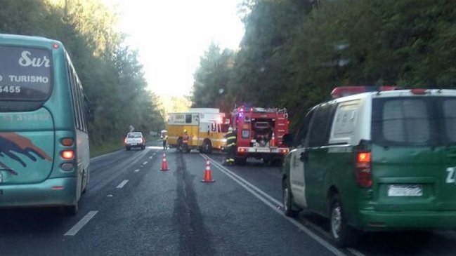 Accidentes de tránsito dejan siete lesionados en Valdivia