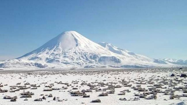 Primeras nevadas se dejan ver al interior de Iquique