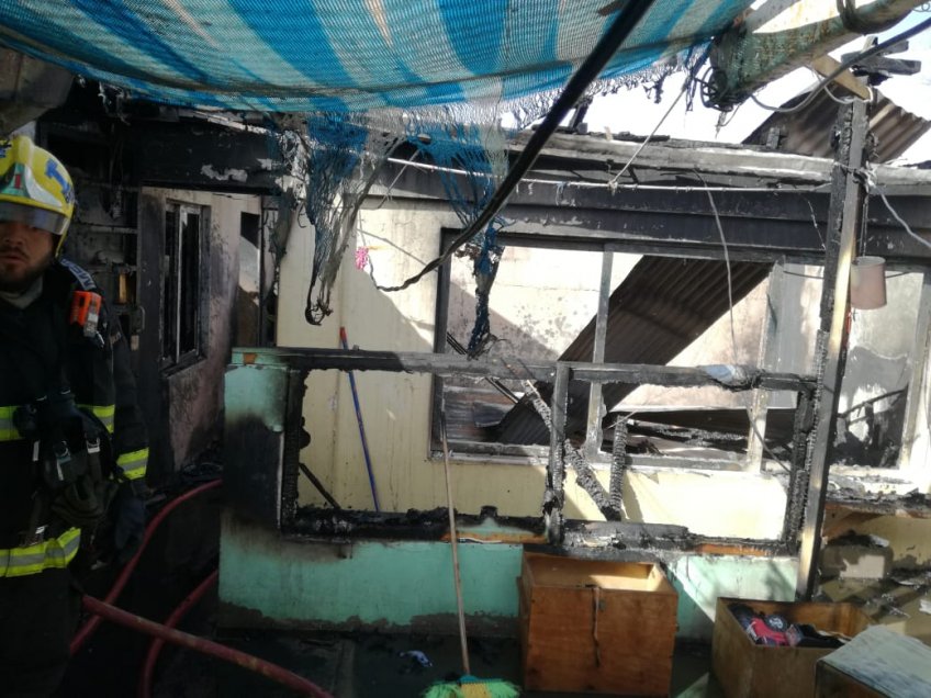 Incendio dejó 15 damnificados en un cité y destruyó una lavandería a punto de inaugurar
