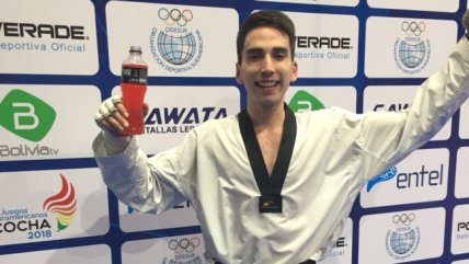  Ignacio Morales revalidó su oro sudamericano en taekwondo  