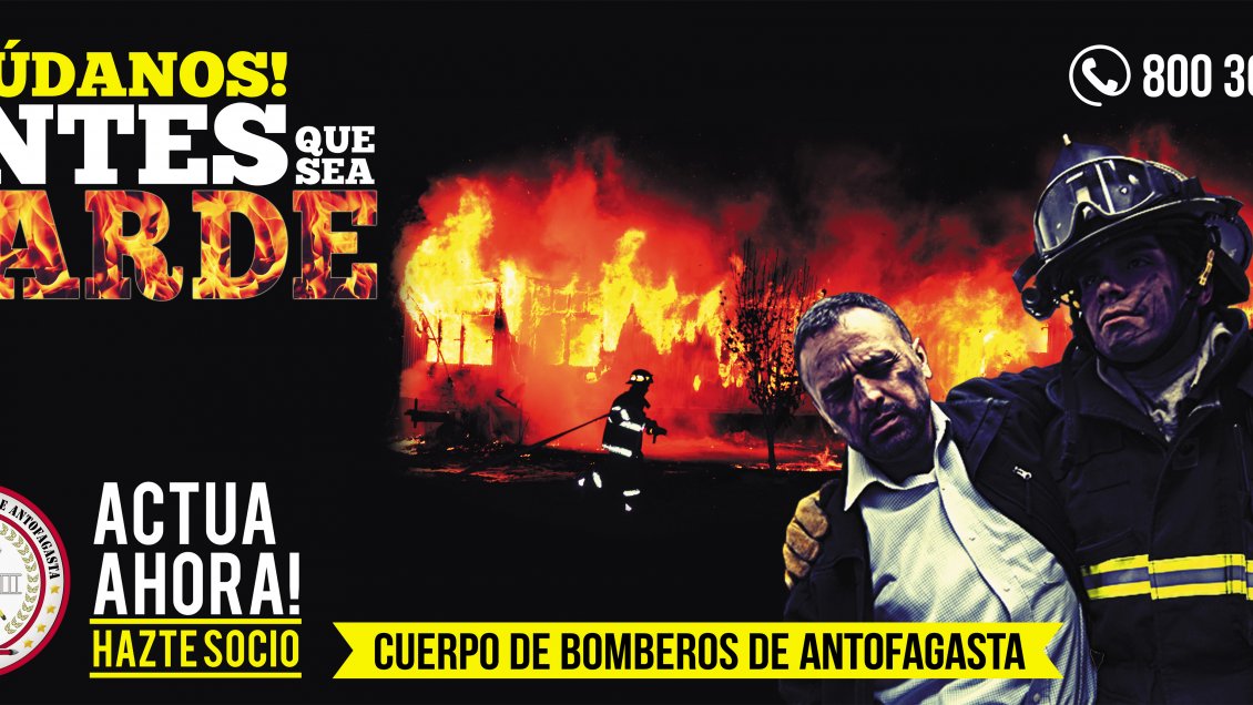 Bomberos de Antofagasta inició campaña de captación de socios