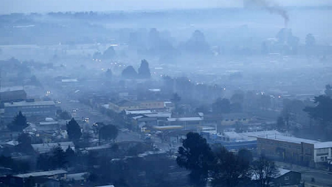 Temuco y Padre Las Casas están hoy con preemergencia ambiental