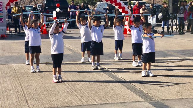 700 párvulos participaron en masiva muestra de psicomotricidad en Antofagasta
