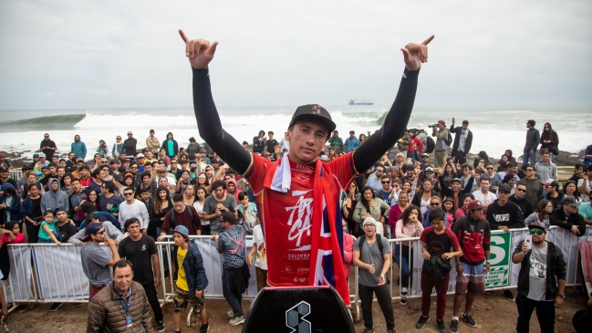 Hawaiano Tanner McDaniel se coronó campeón del Arica Cultura Bodyboard 2018
