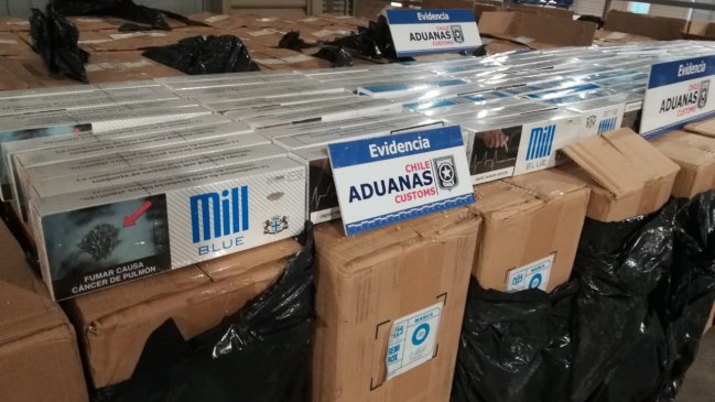 Arica: Aduanas detectó millonario contrabando de cigarrillos en el paso fronterizo Chungará