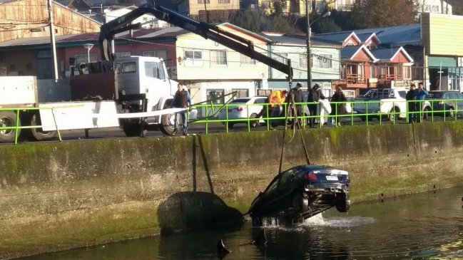 Escarcha en rutas chilotas provocó accidentes de tránsito