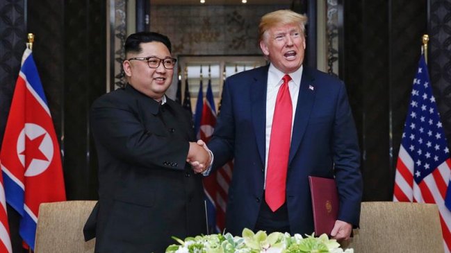 Kim se comprometió a desnuclearizarse y Trump le ofreció garantías de seguridad
