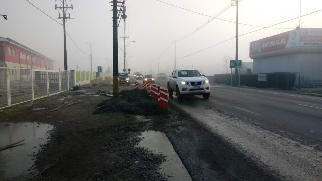 Puerto Montt: Construirán reductor de velocidad en ruta de alta congestión