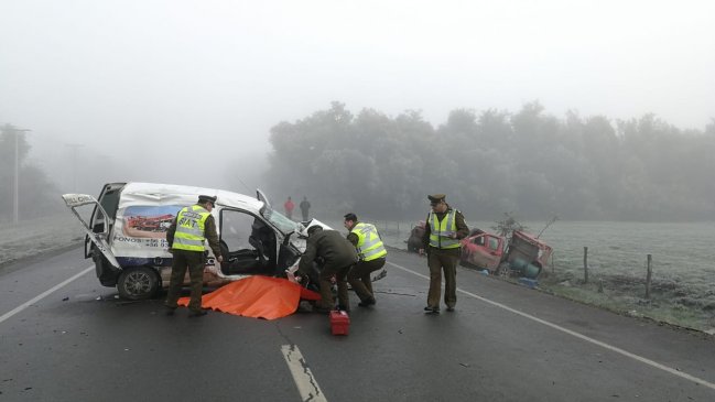 Choque frontal deja a una persona fallecida en la Región de Ñuble