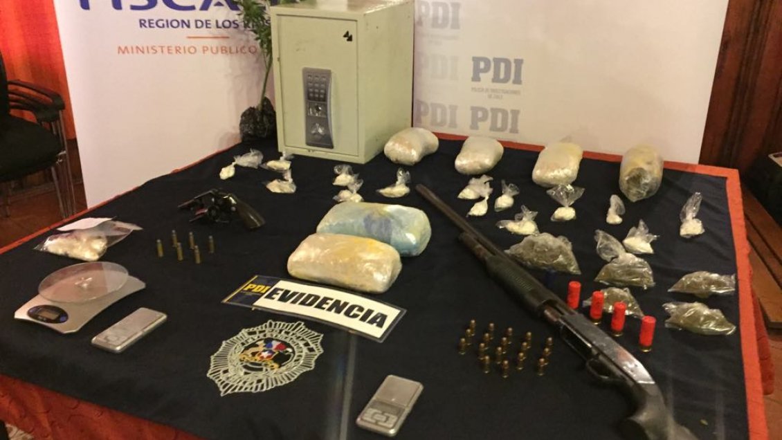 Operativo de la PDI de Valdivia desbarató a organización dedicada al tráfico de drogas