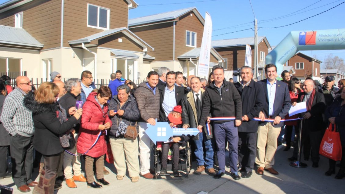 Concepción: 106 familias del sector Aurora de Chile recibieron sus viviendas definitivas