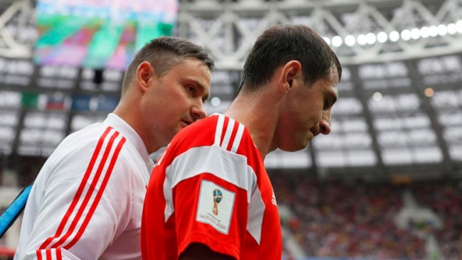 Rusia perdió a Alan Dzagoev por el resto de la fase de grupos