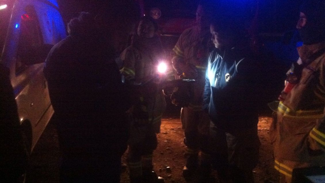 Rescataron a tres jóvenes desde el Cerro El Poqui en Coltauco