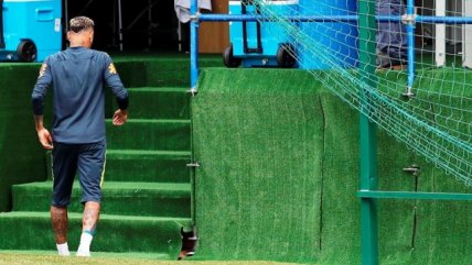 Neymar prendió las alarmas al dejar la práctica de Brasil