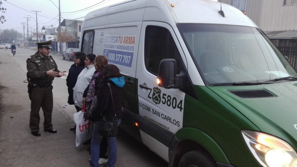 Región de Ñuble: Habilitan retén móvil en el sector más conflictivo de San Carlos