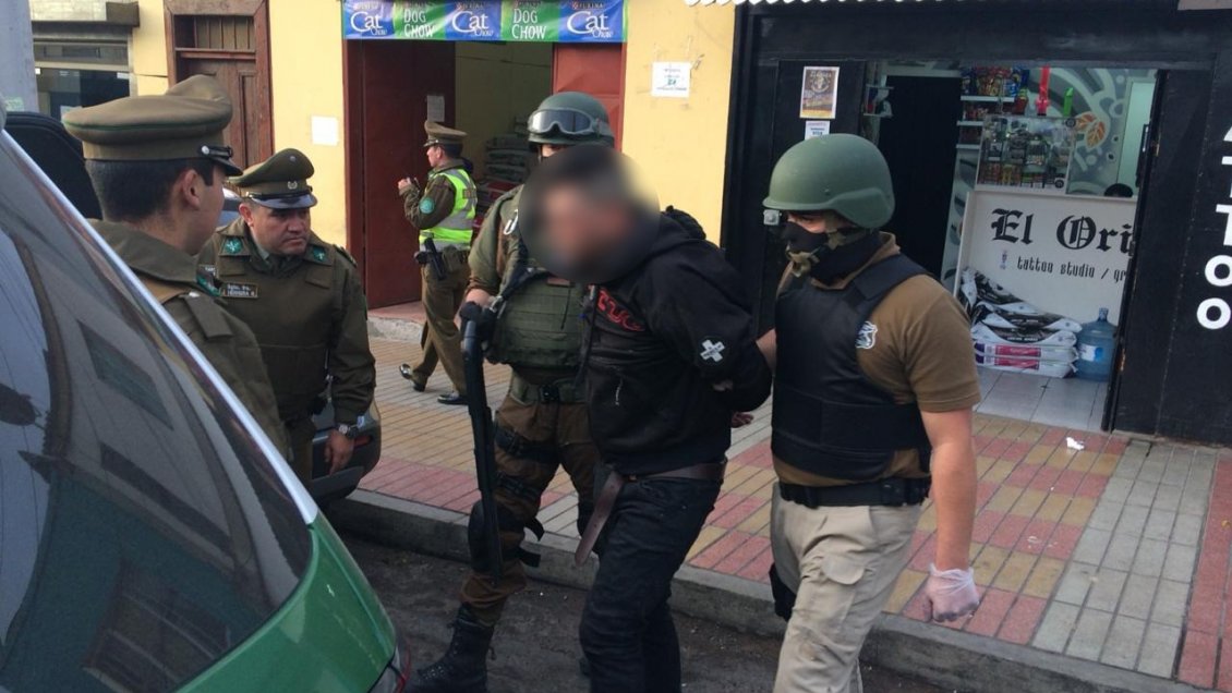 Operativo del OS-7 dejó 20 detenidos en el centro de Antofagasta