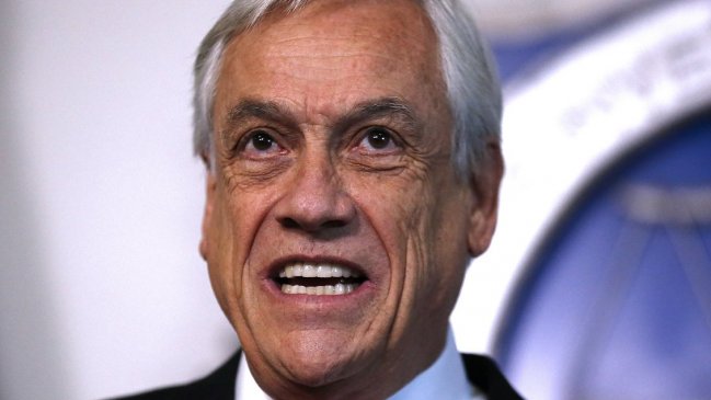 Sebastián Piñera se suma al repudio a 