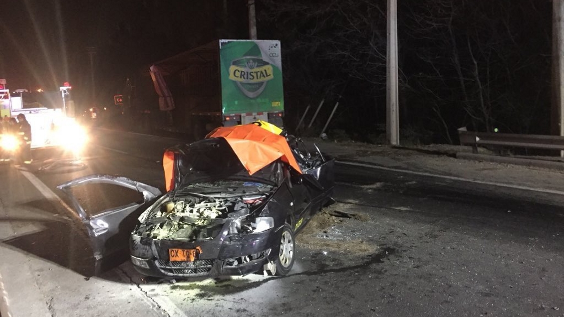 Colisión por alcance en la Ruta 68 dejó dos fallecidos