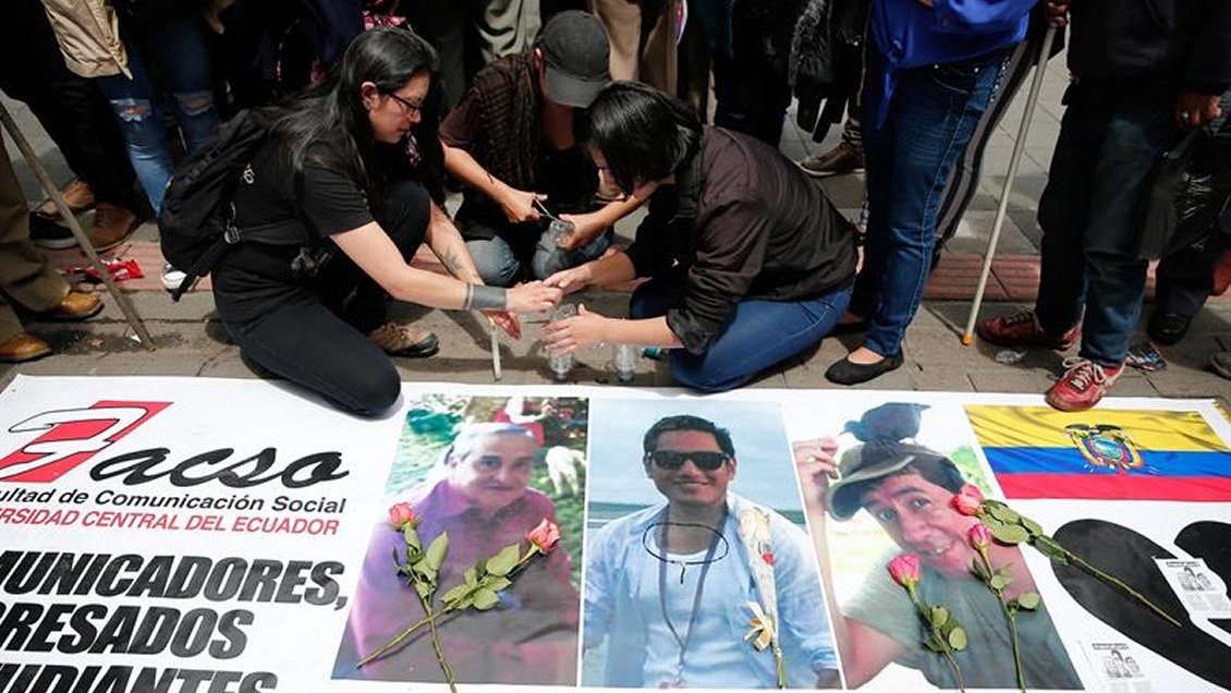 Encuentran en Colombia tres cadáveres que pueden ser de periodistas ecuatorianos