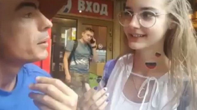 La insólita justificación del argentino expulsado del Mundial por insultar a joven rusa