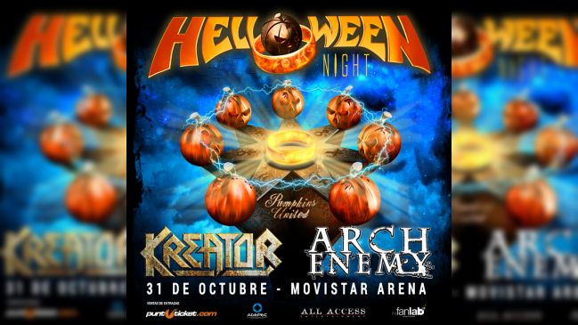 Helloween, Kreator y Arch Enemy llegan juntos al Movistar Arena