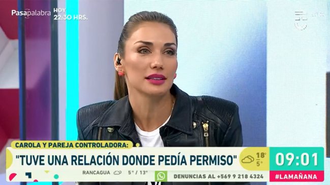 Carolina de Moras reveló que tuvo relación en la que sufrió intensa tortura sicológica