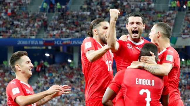 Dzemaili tras la clasificación de Suiza: 